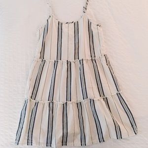Navy and White stripped sundress